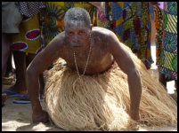 Voodoo ceremony in Benin