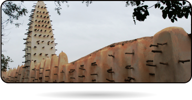 Old mosque in Bobo Dioulasso