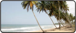 Ghana beach near Princess Town