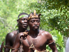 Danse de feu chez les Bassar à Bangeli 