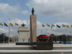 Place de l'Indépendance à Accra